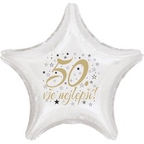 50. narozeniny balónek hvězda 