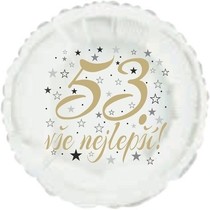 53. narozeniny balónek kruh