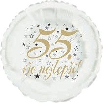 55. narozeniny balónek kruh