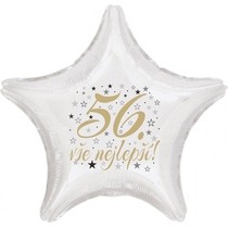 56. narozeniny balónek hvězda 