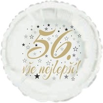 56. narozeniny balónek kruh