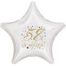 58. narozeniny balónek hvězda 