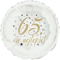 65. narozeniny balónek kruh