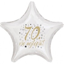 70. narozeniny balónek hvězda 