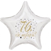 76. narozeniny balónek hvězda 