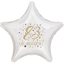 83. narozeniny balónek hvězda 