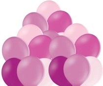 Mix růžových balónků 50 kusů 