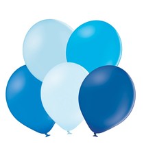 Mix modrých balonků 5 kusů