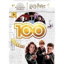 Samolepky s omalovánkovými listy Harry Potter 100 ks