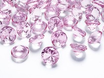 Diamanty pink 1,2cm 100ks 