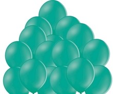 Tyrkysové balónky - 50 kusů