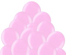 Balónek světle růžový metalický 071 - 30 ks