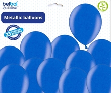 Balónky tmavomodré metalické - 079 ROYAL BLUE - 50 ks