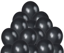 Balónky metalické - 090 BLACK - 30 ks