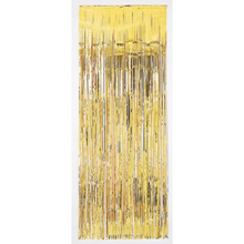 Závěsná dekorace zlatá 243 cm x 91 cm