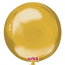 Foliový balónek zlatá koule 38 cm