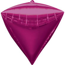 Diamant růžový balónek foliový 38 x 43 cm