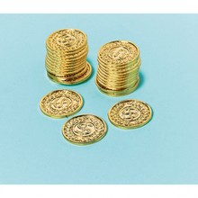 Mince zlaté 144 ks 3,4 cm x 3,4 cm