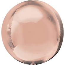 Foliový balónek růžovo-zlatá koule velká 53 cm x 53 cm