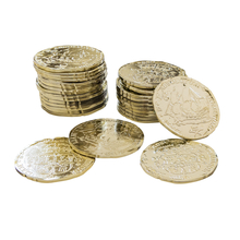 Piráti mince 72 ks 3,3 cm x 3,3 cm
