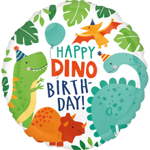 Balónek dinosaurus šťastné narozeniny 42 cm