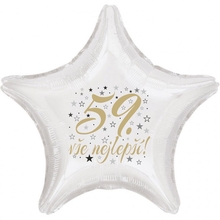 59. narozeniny balónek hvězda 