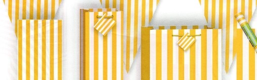 Vlajka žluto - bílý proužek  3,65m