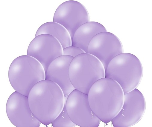 Levandulové balónky 50 kusů