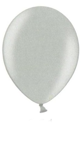 Balónek stříbrný metalický 27cm