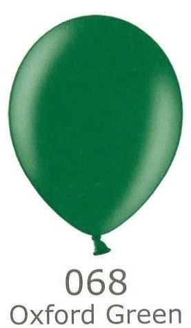 Balónek zelený metalický 068