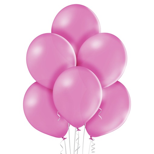 Růžové balónky cyklamen 10 kusů