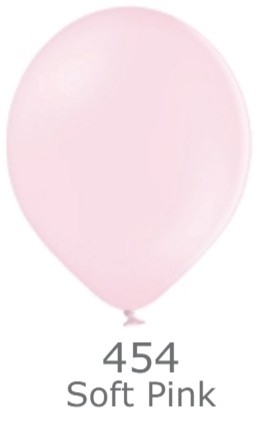 Balónek světle růžový pudrový