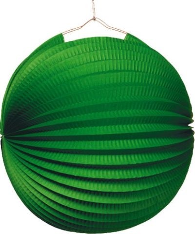 Lampion zelený 25 cm 