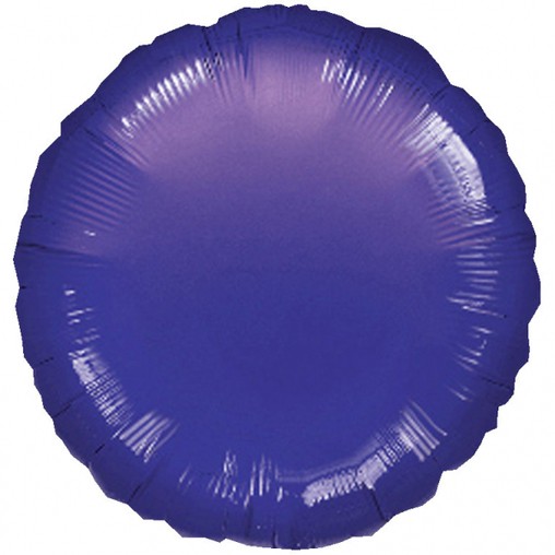 Balónek kruh Purple Metallic 