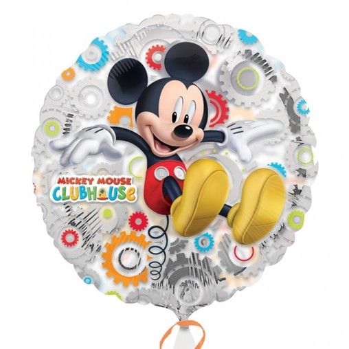 Foliový balonek Mickey Mouse průhledný metalický 45cm