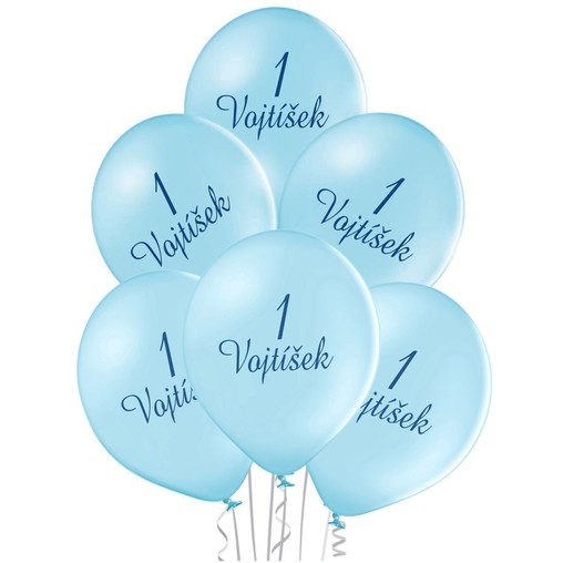 Balónky s jménem dle Vašeho přání - 1.narozeniny