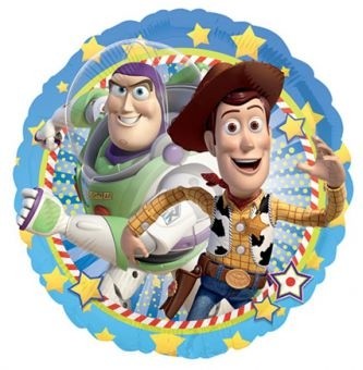 Toy Story Woody + Buzz fóliový balónek 45cm