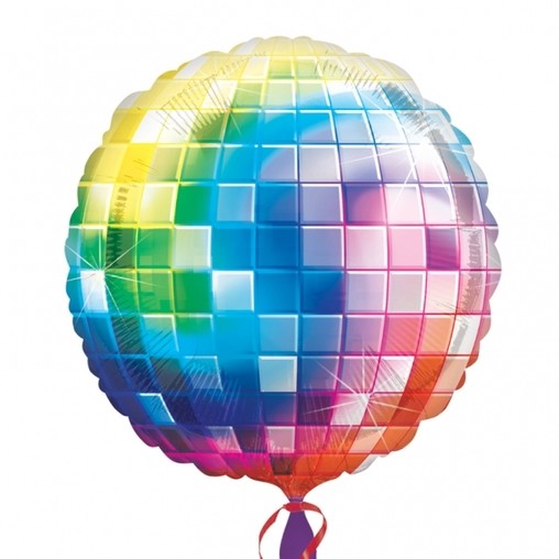 Disco koule foliový balónek 81cm