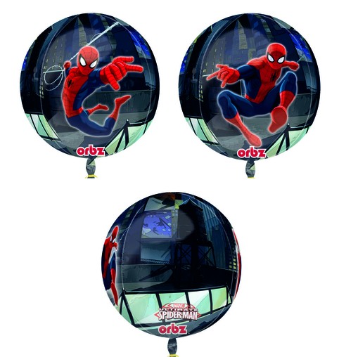 Spiderman foliový balónek kulatý 38x40 cm