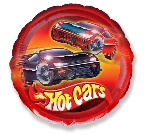 Balonek fóliový Hot Cars 42 cm