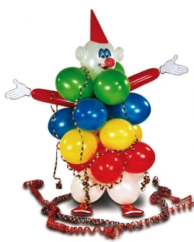 Balónkový klaun 1,5 metru 