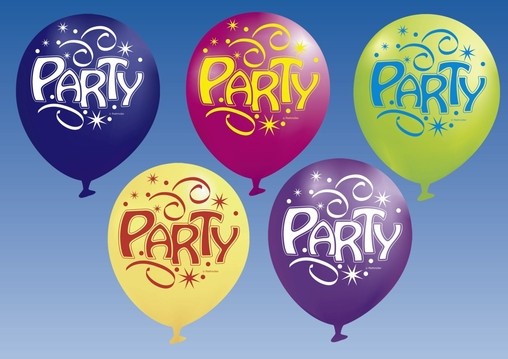 Balonek party 6 ks 