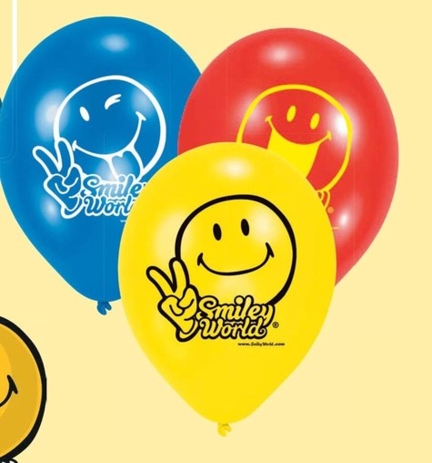 Smiley World - balonky 6ks