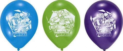 Želvy Ninja balónky 6ks 