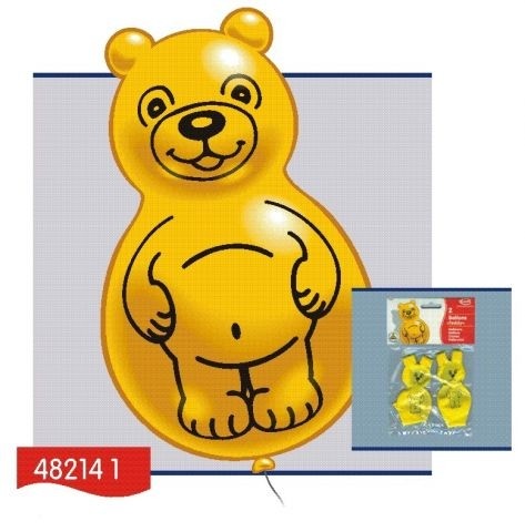 Balonky 2ks medvídek 