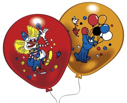Balonek klaun 8ks 