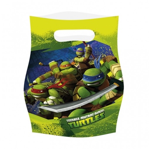 Želvy Ninja taška 6ks 16cm x 23cm