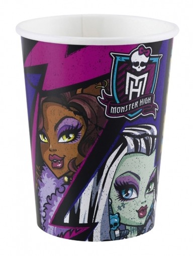 Monster High 2 kelímek na pití 8ks 0,25l