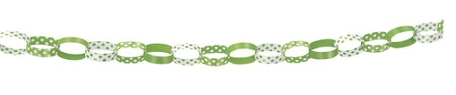 Řetěz zeleno - bílý 1,52m
