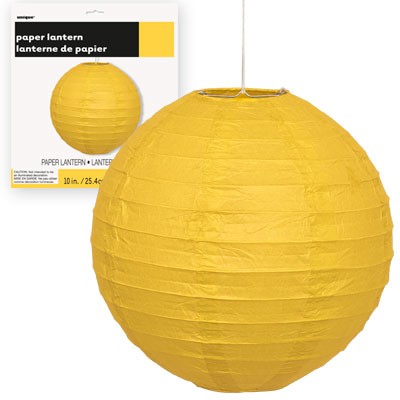 Lampion žlutý 25cm